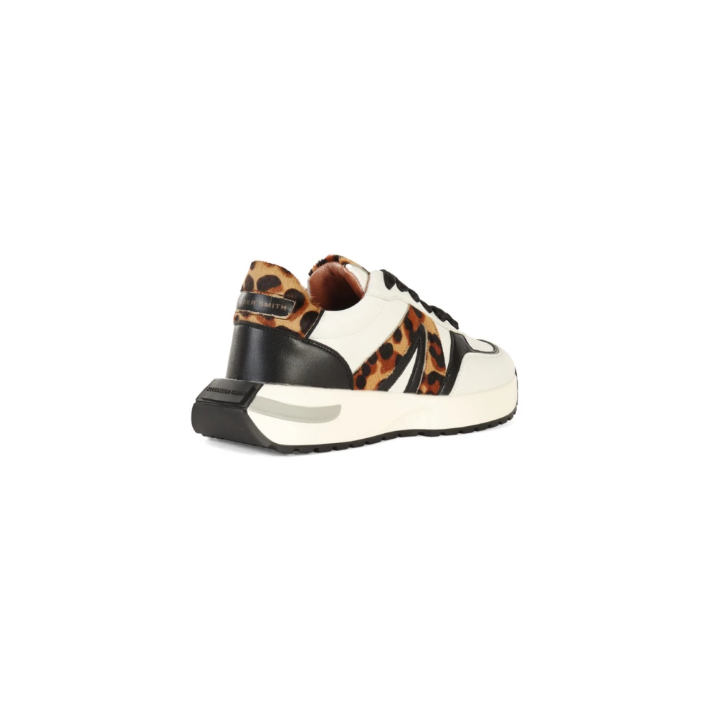 Alexander Smith Sneakers met dierenprint White Dames