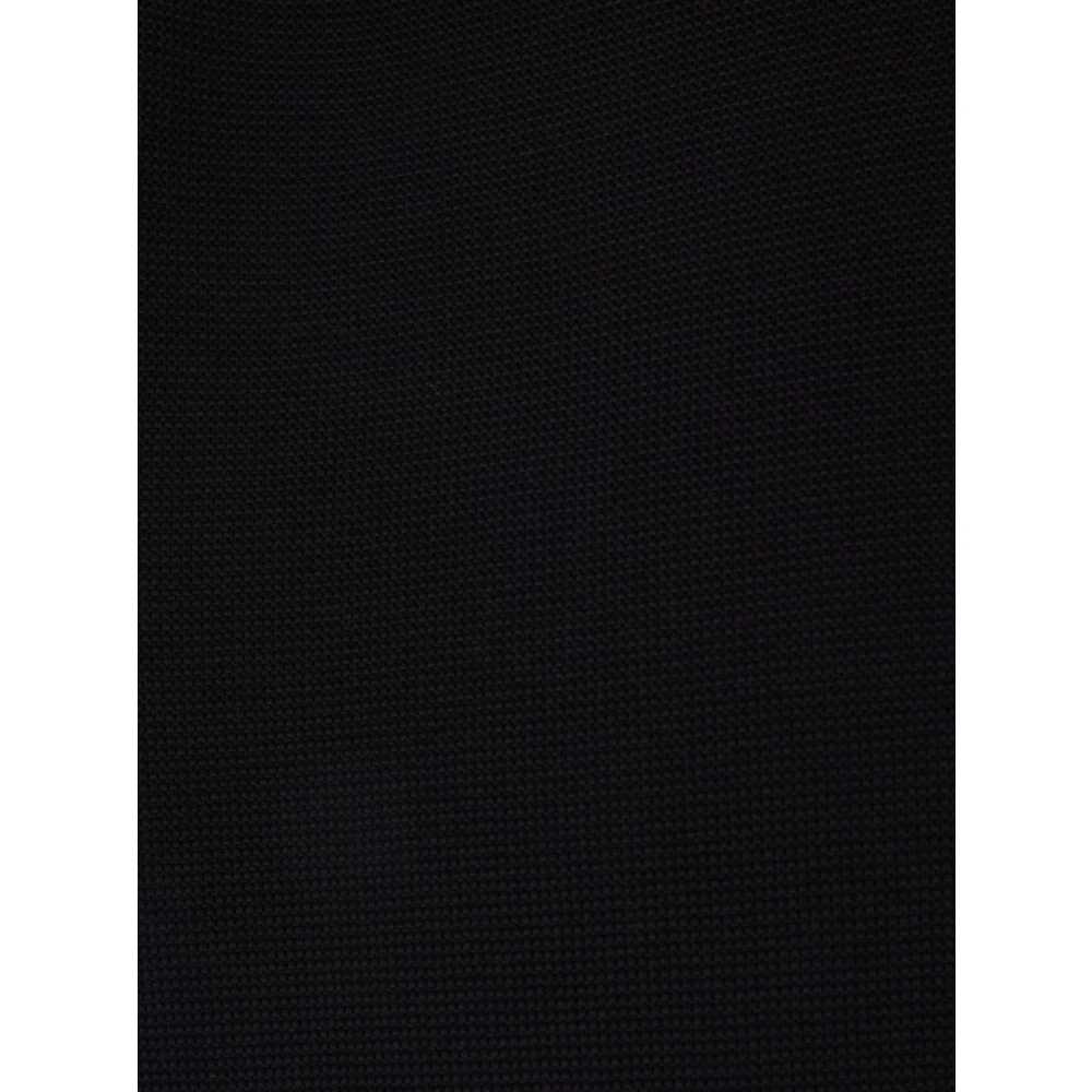 Cfcl Zwarte T-shirt met textuur en hoge-lage zoom Black Heren