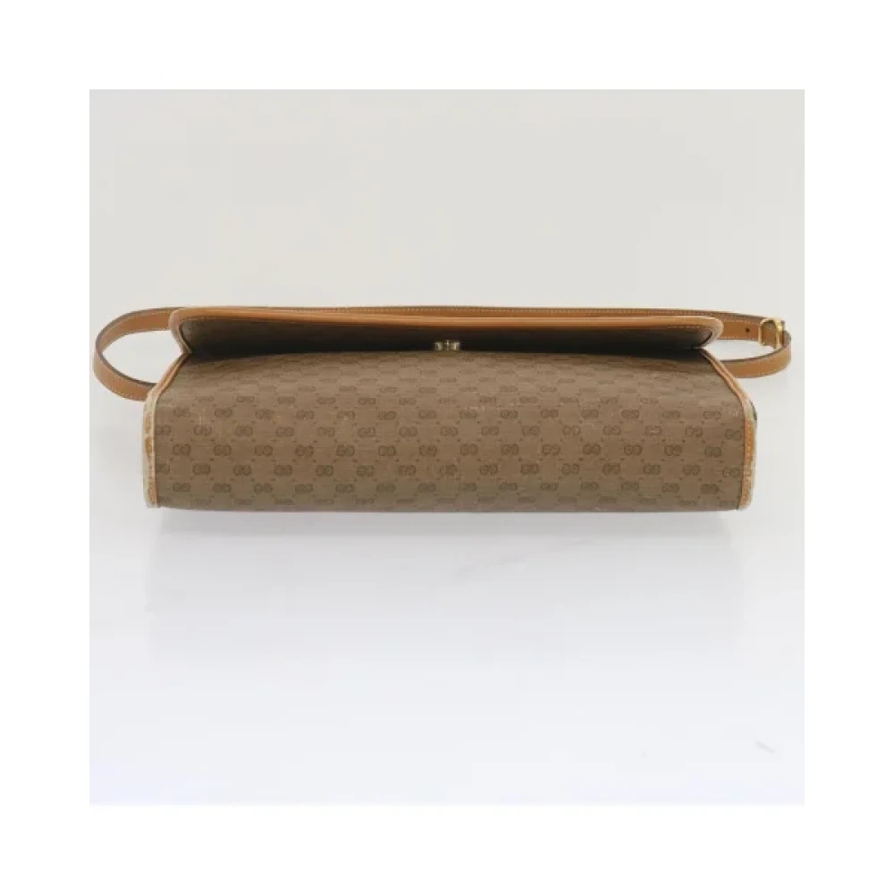 Gucci Vintage Pre-owned Crossbody Bag Beige Dames
