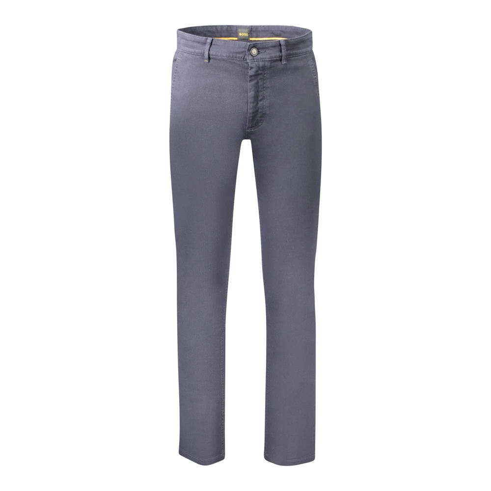 Hugo Boss Blauwe Slim Fit Herenbroek Blue Heren