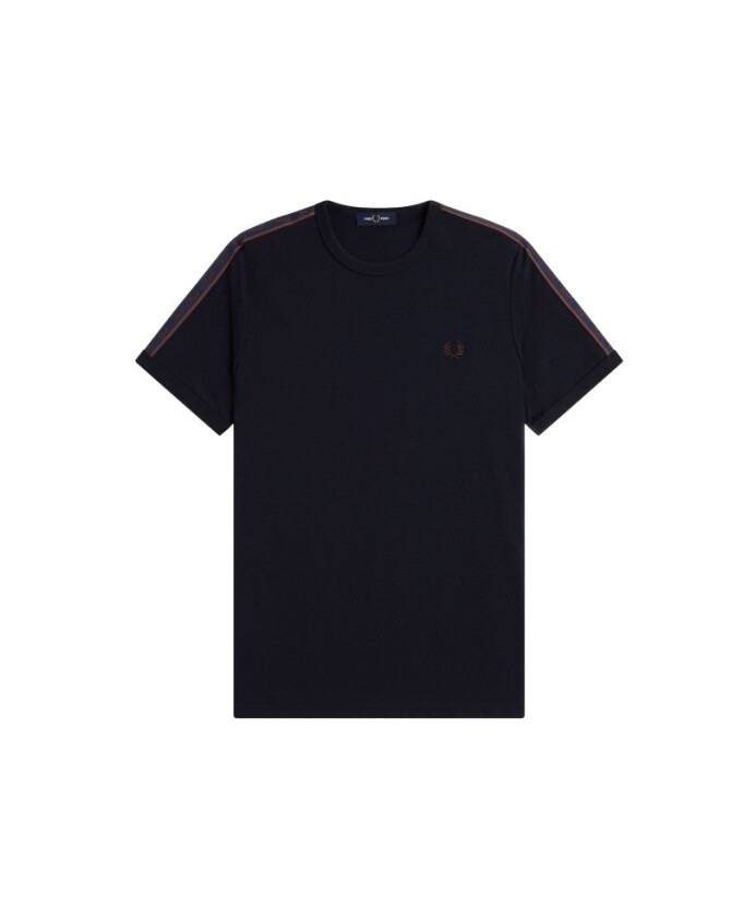 tee-shirt-noir-a-bande-contrastee