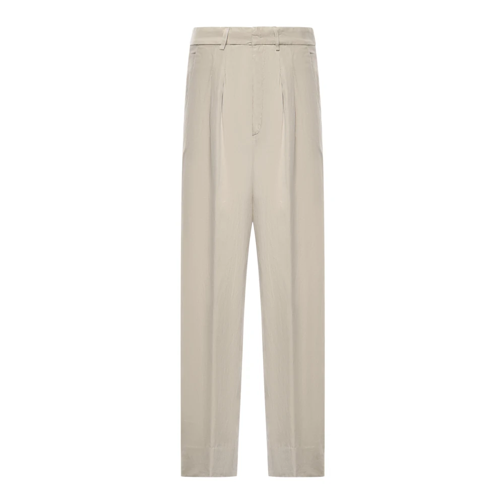 Dondup Donna Beige Pantaloni, 2XS, New,