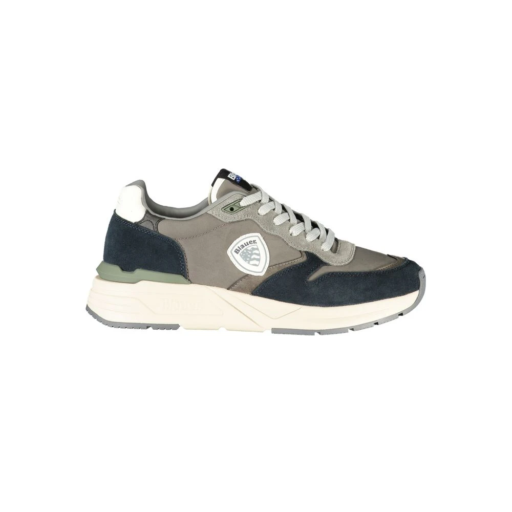 Blauer Grigio Polyurethane Men Sneaker - EU44/US11 - Image 3