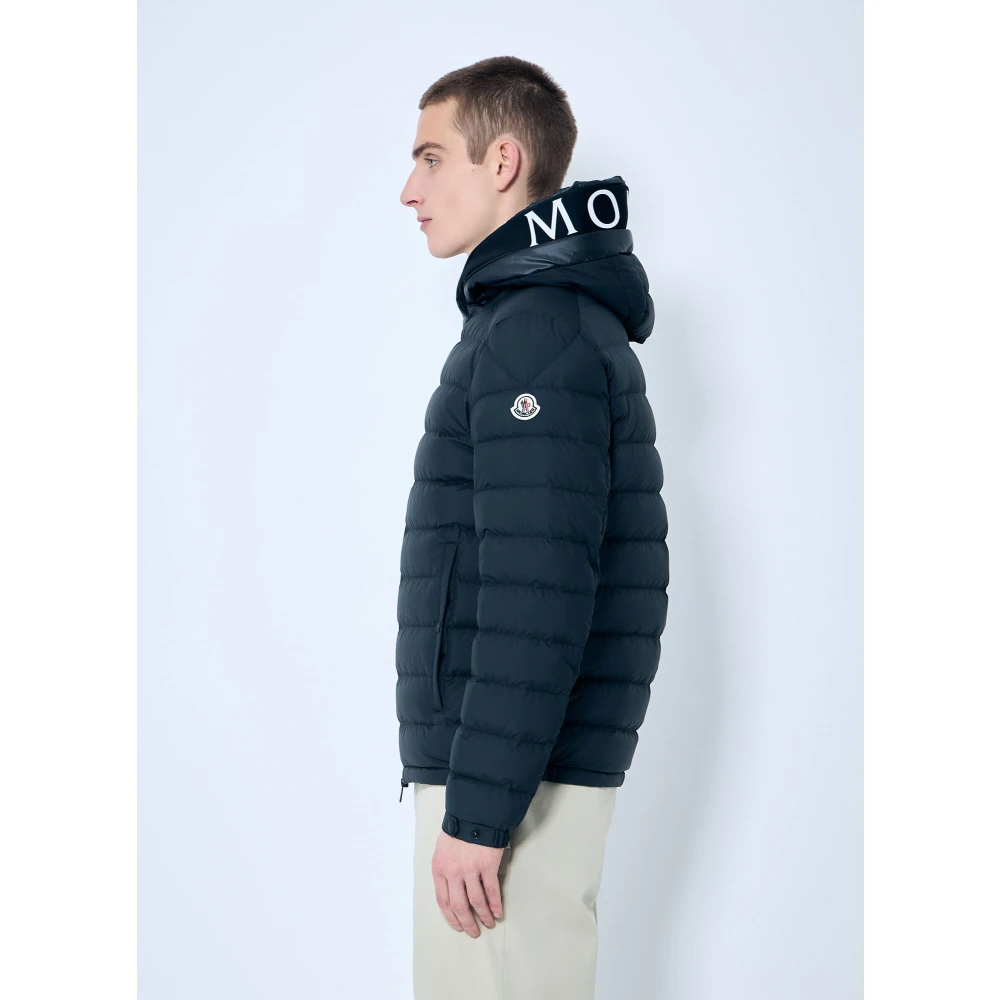 Moncler Gewatteerde Hooded Donsjas Black Heren