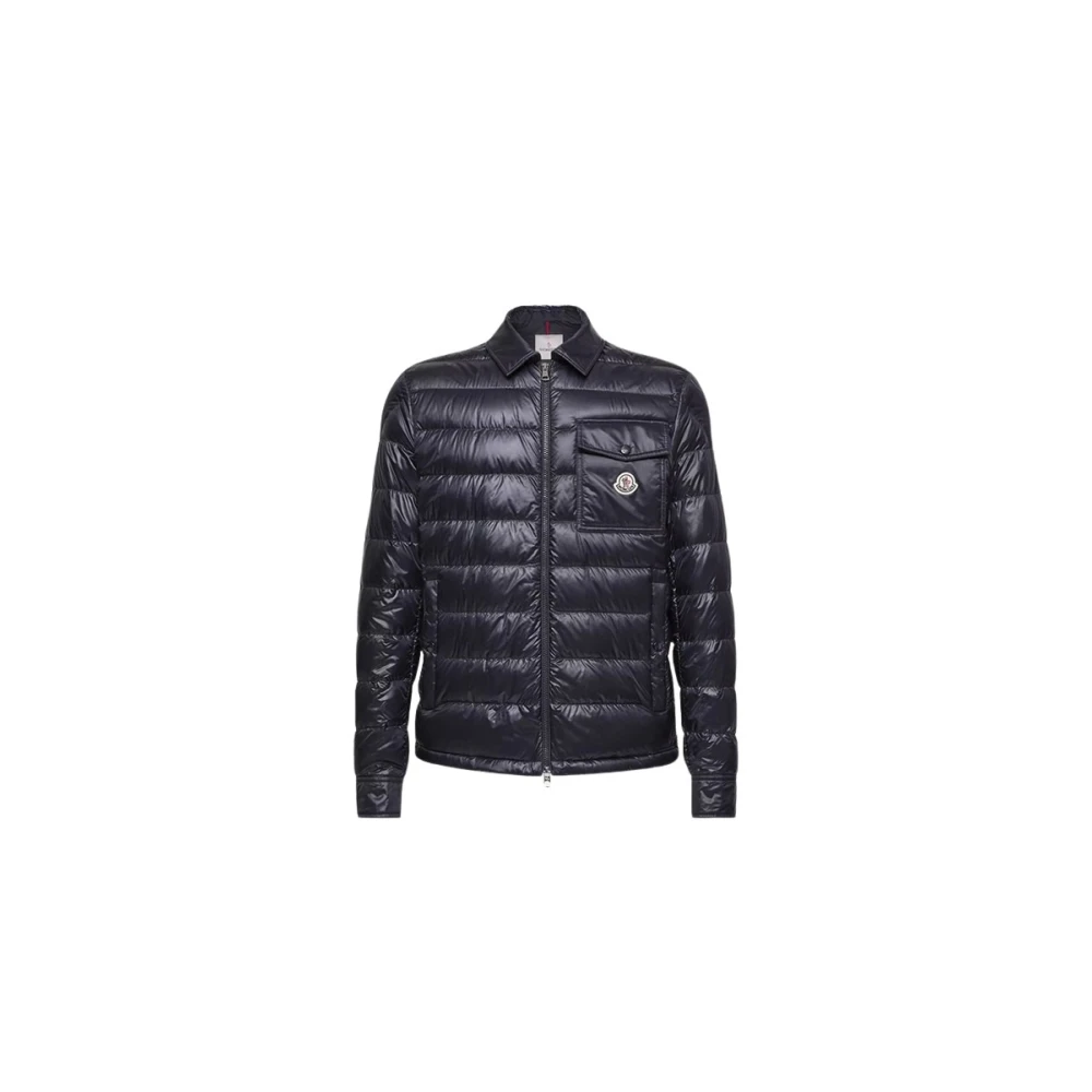 Moncler , Winter Jackets, Male, Blue, 2XL, Down Jackets