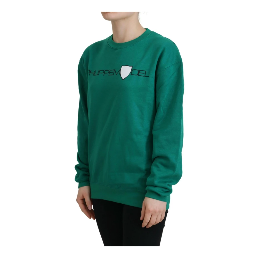 Philippe Model Groene Bedrukte Trui met Lange Mouwen Green Dames