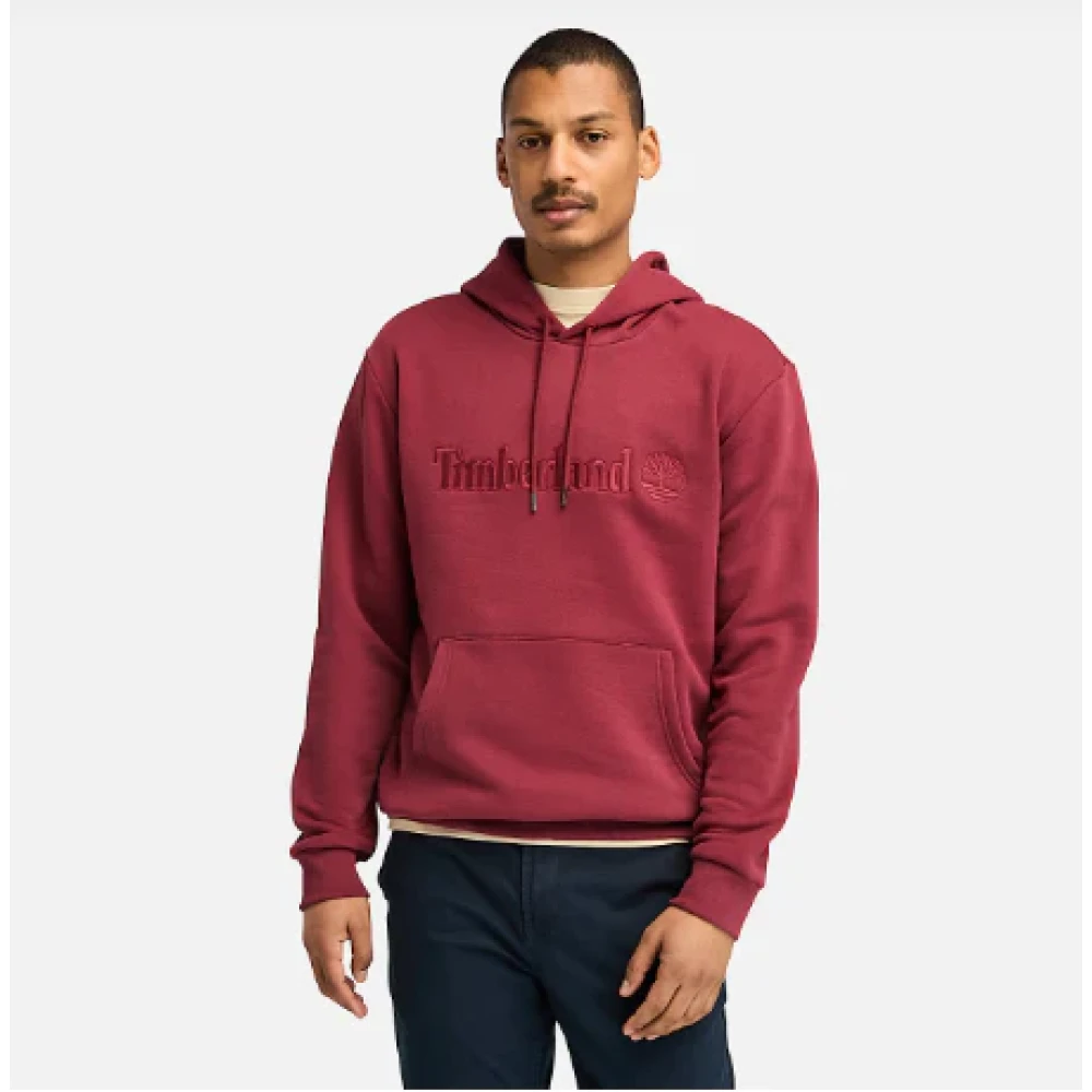 Timberland Stijlvolle hoodie voor mannen Red Heren