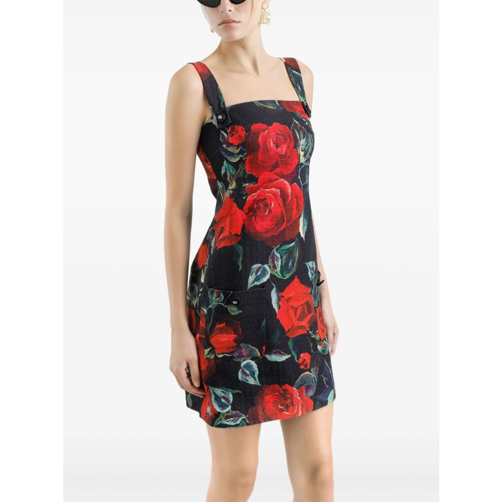 Dolce & Gabbana Multicolor Bloemenjurk Dameskleding Multicolor Dames