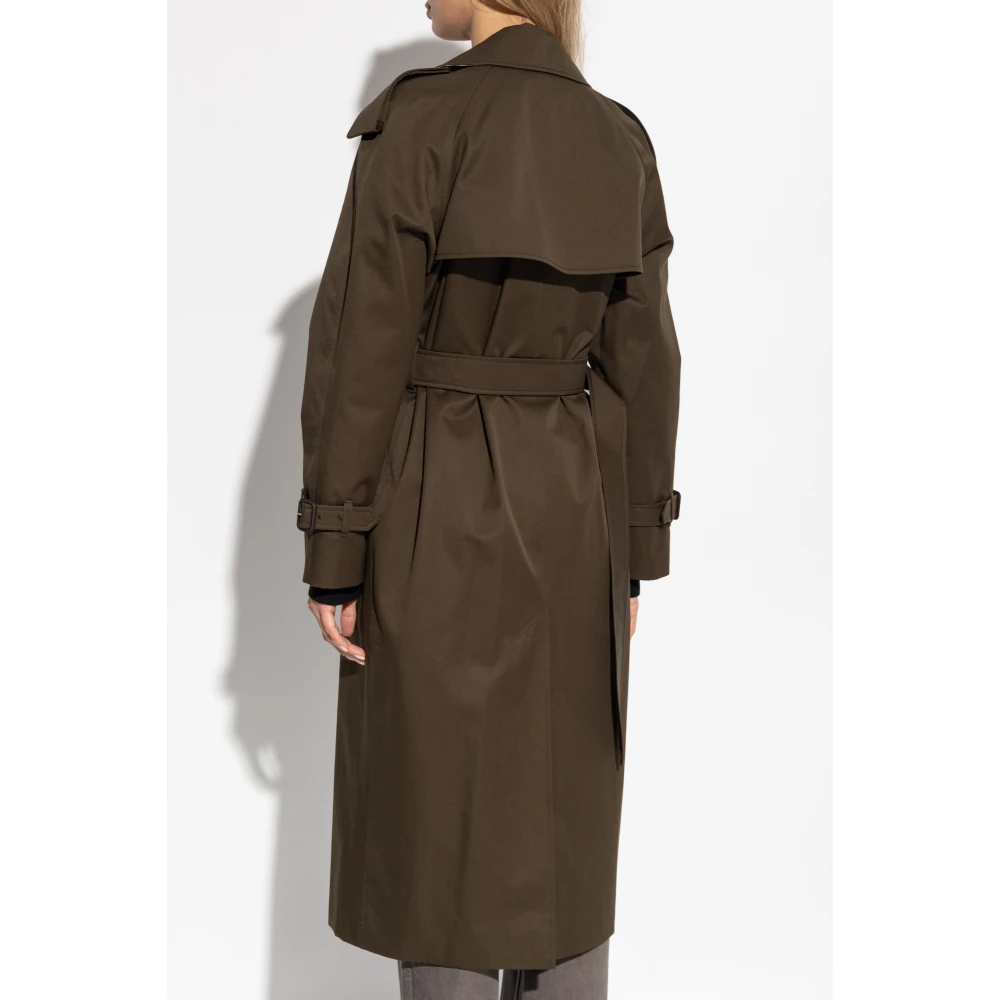 Burberry Katoenen trenchcoat Green Dames