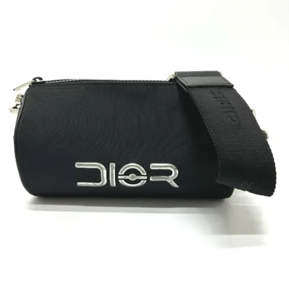 Dior Vintage Pre-owned Leather dior-bags Black Heren