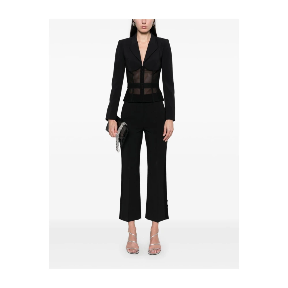 Elisabetta Franchi Nero Broek voor Vrouwen Black Dames