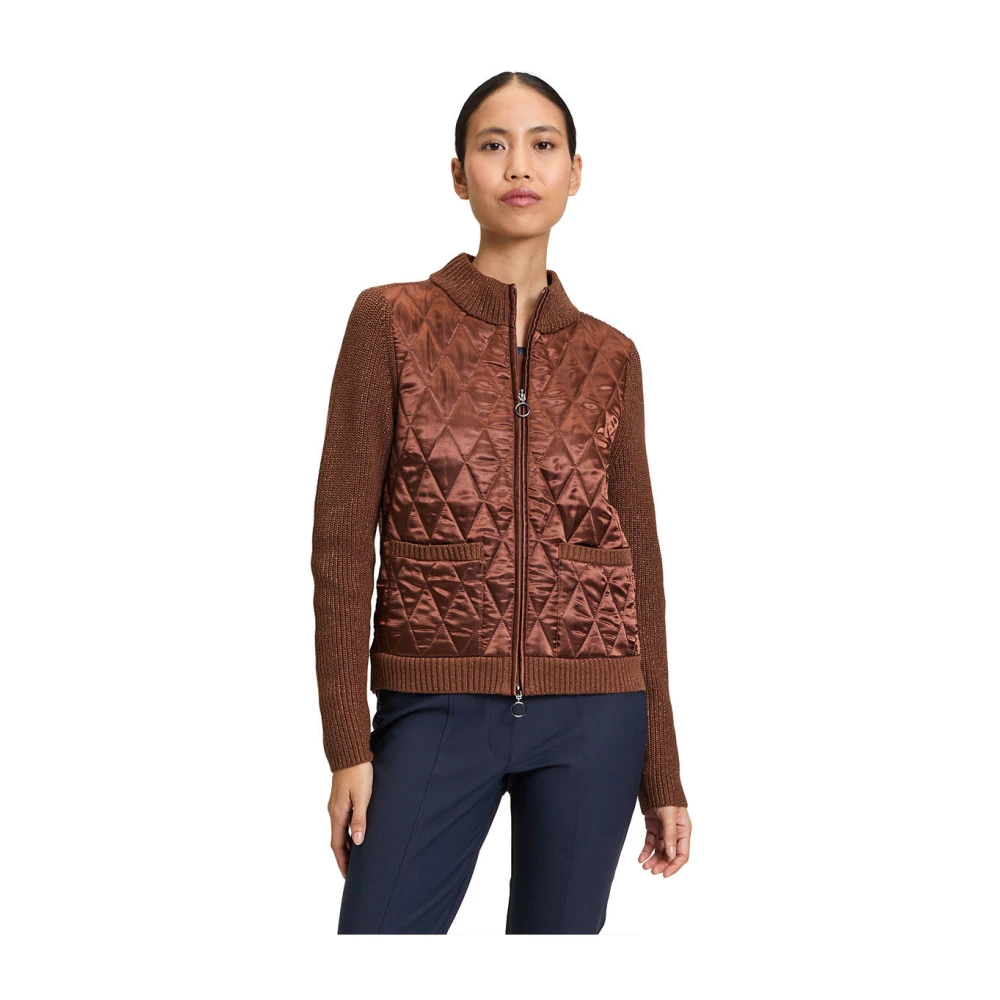 Betty Barclay Kortmouw Gebreid Vest Brown Dames