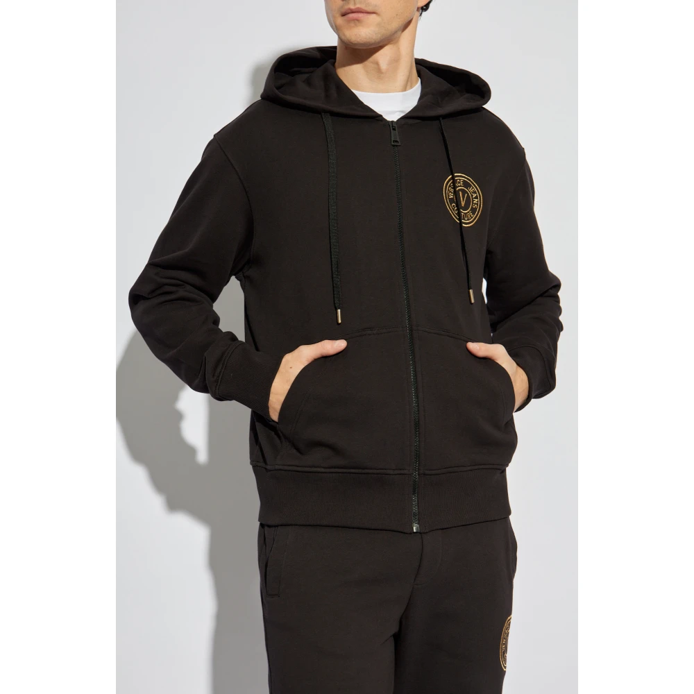 Versace Jeans Couture Hoodie Black Heren