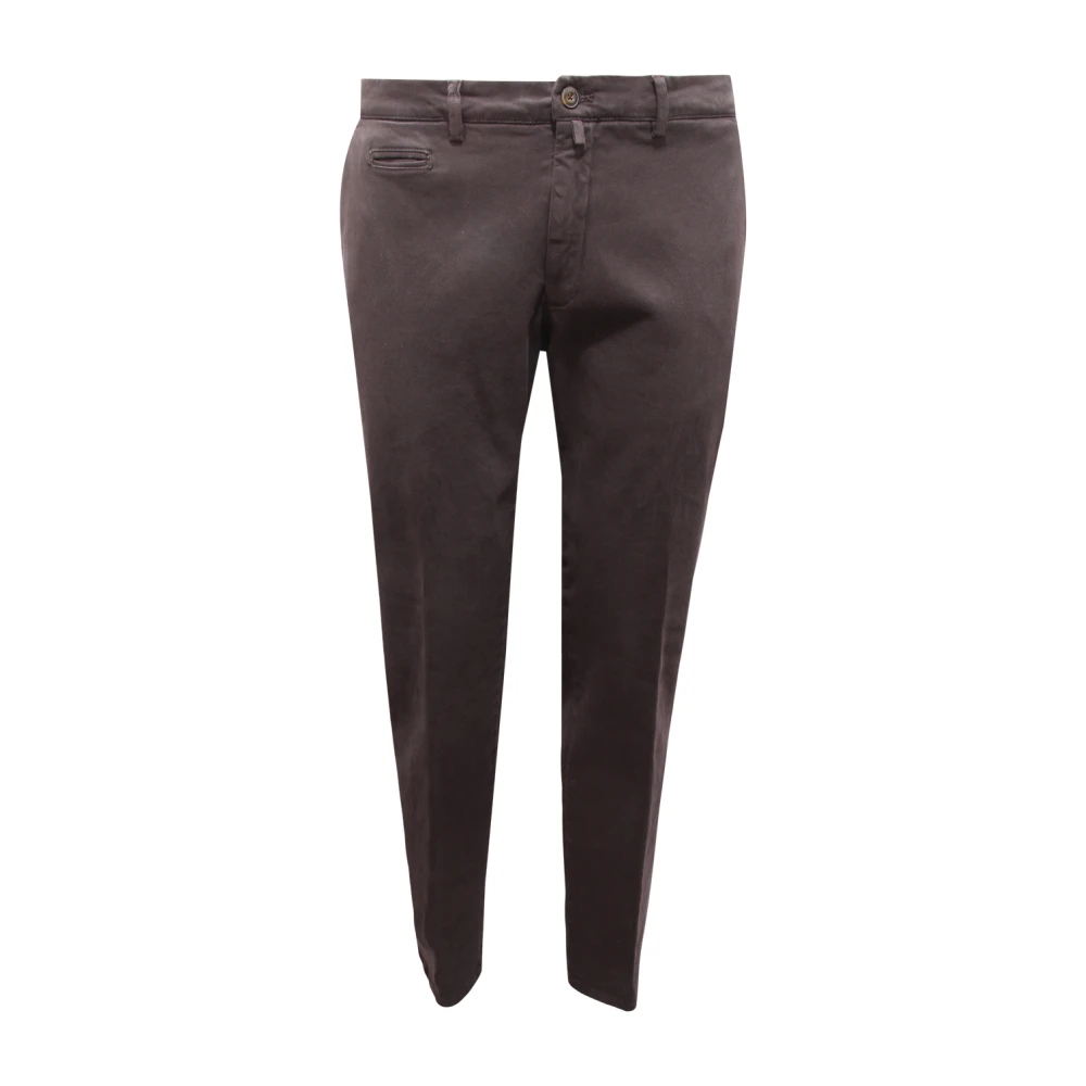 Briglia Gray Slim Fit Cotton Trousers - Male - Chinos - 2XL - Trousers