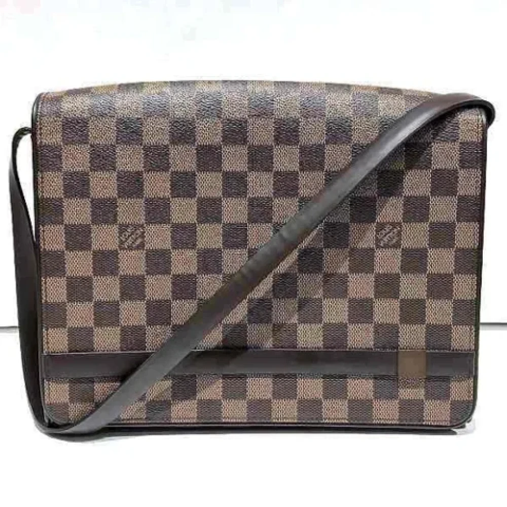 Louis Vuitton Vintage Pre-owned Fabric shoulder-bags Brown Dames