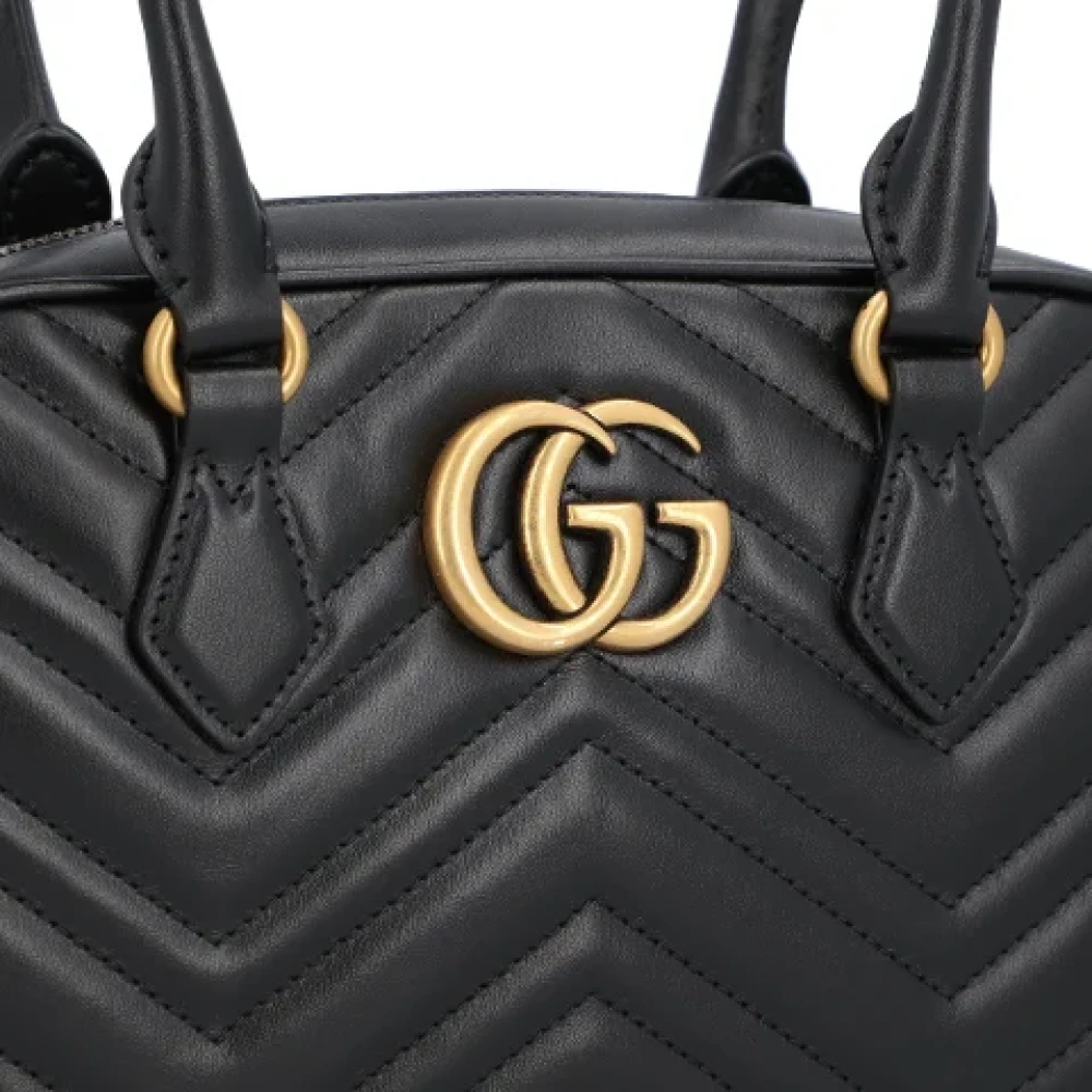Gucci Matelassé Chevron Schoudertas Black Dames