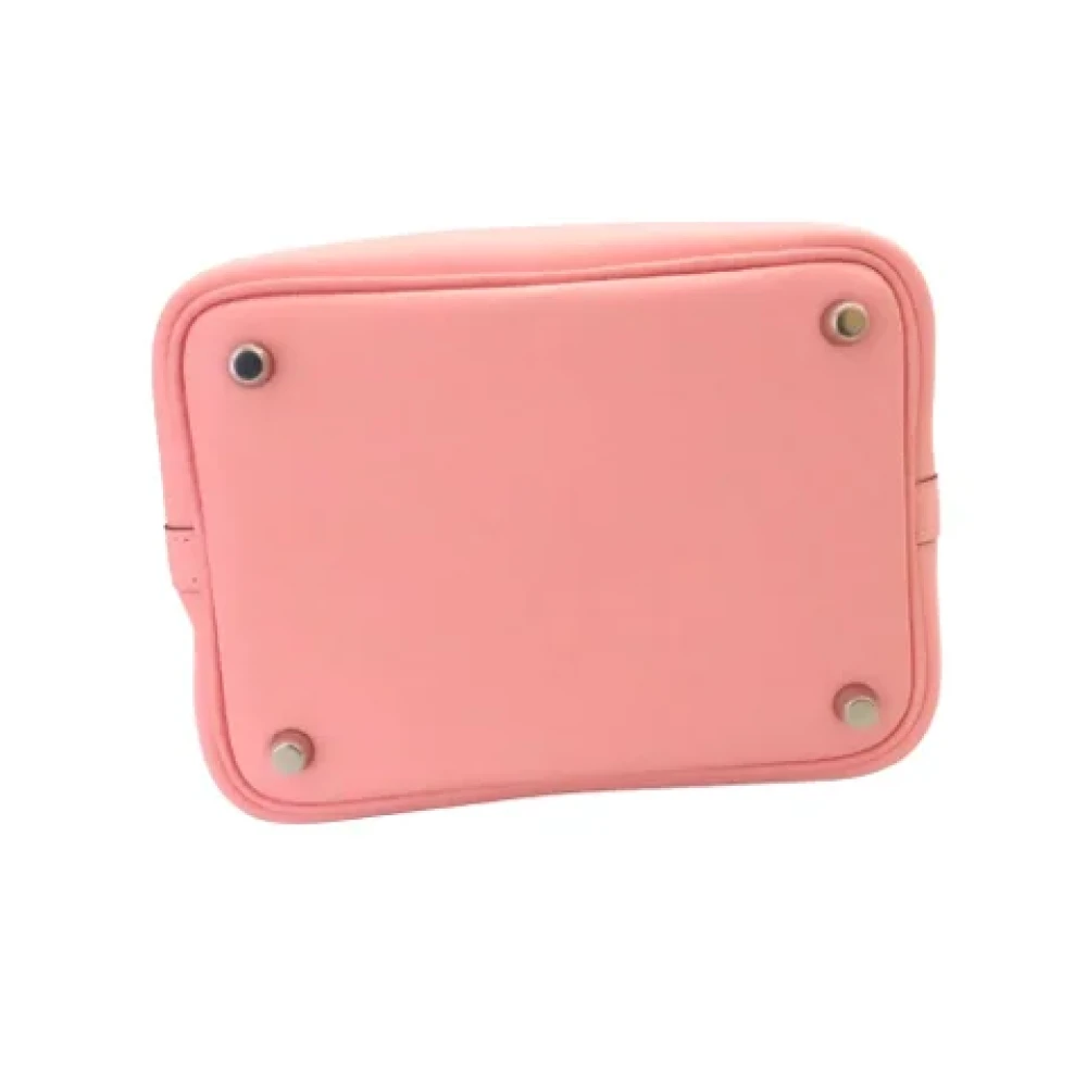Hermès Vintage Pre-owned Leather handbags Pink Dames