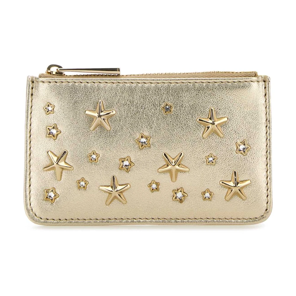 Jimmy Choo Marine Leren Kaarthouder Yellow Dames
