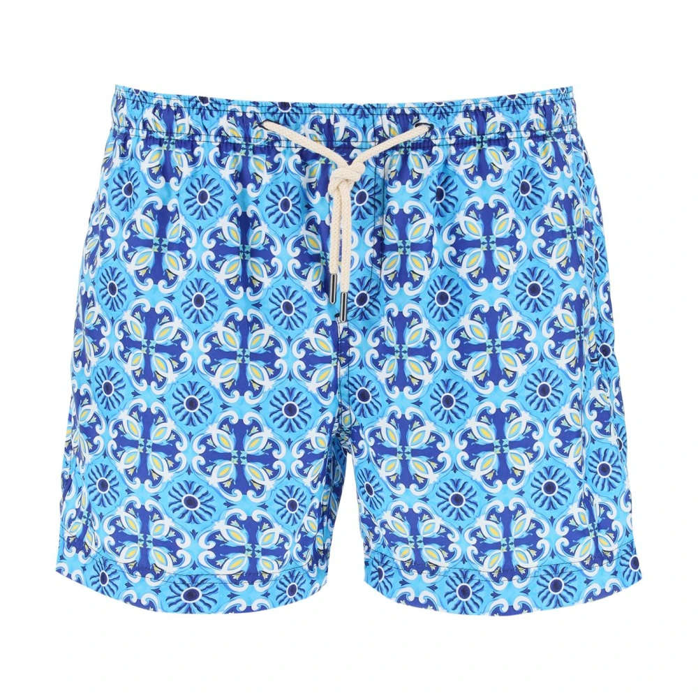 Peninsula Mediterrane Stijl Dames Bermuda Shorts Blue Heren