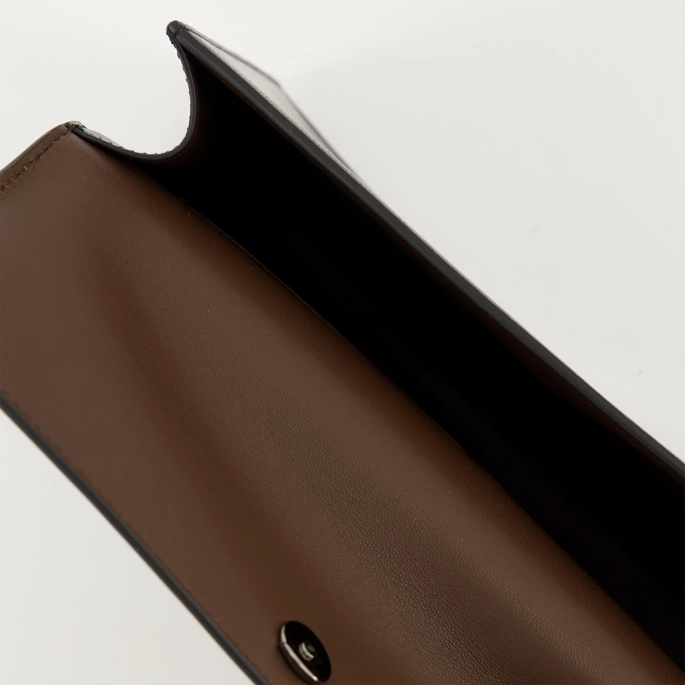 Valentino Garavani VLogo The Bold Leren Clutch Black Heren