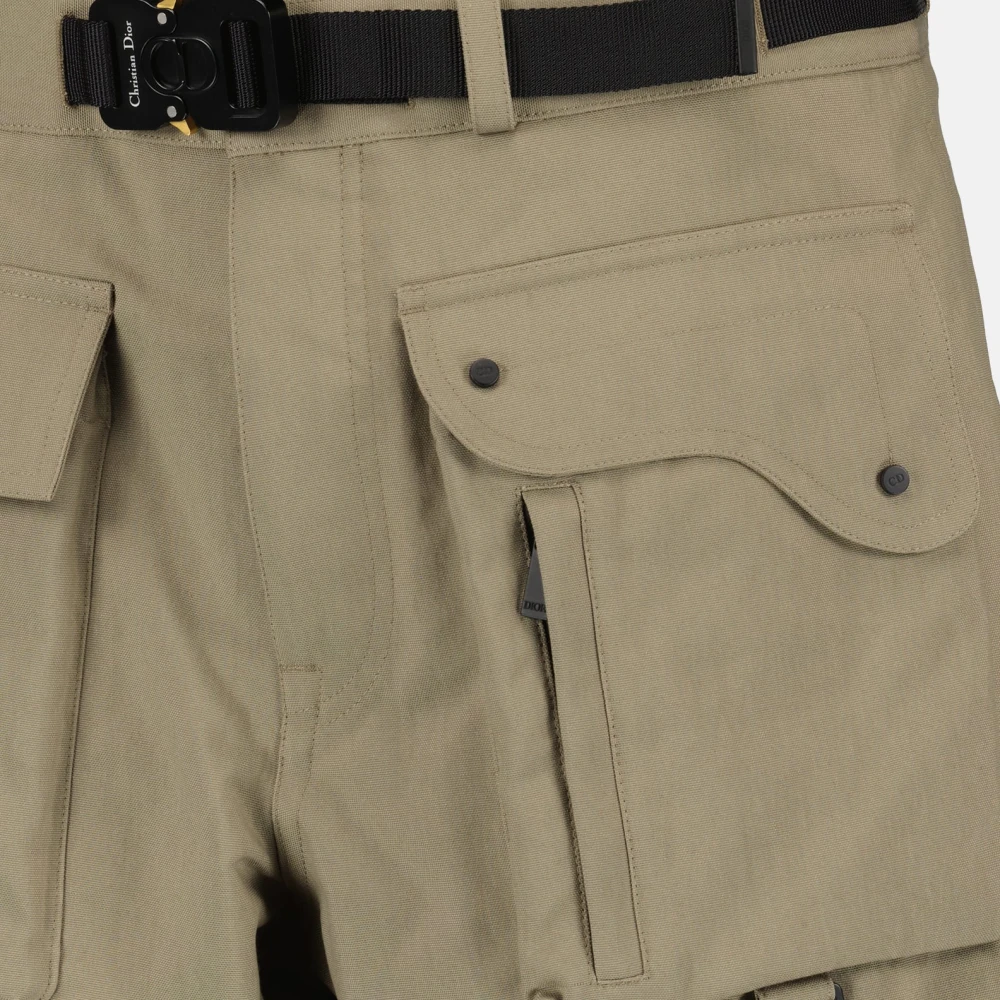 Dior Cargo Broek met Meerdere Ritszakken Brown Heren