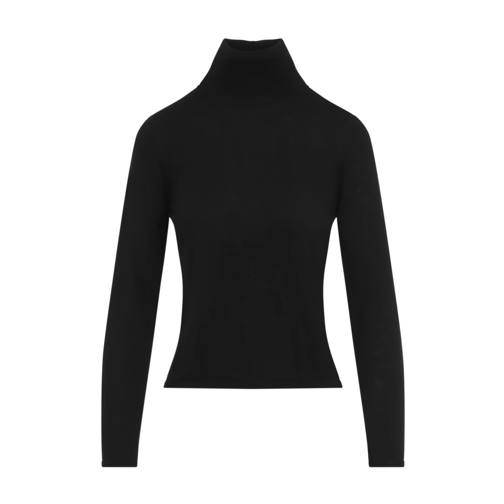 Max Mara Luxe Cashmere Gebreide Kleding in Kleur 002 Black Dames