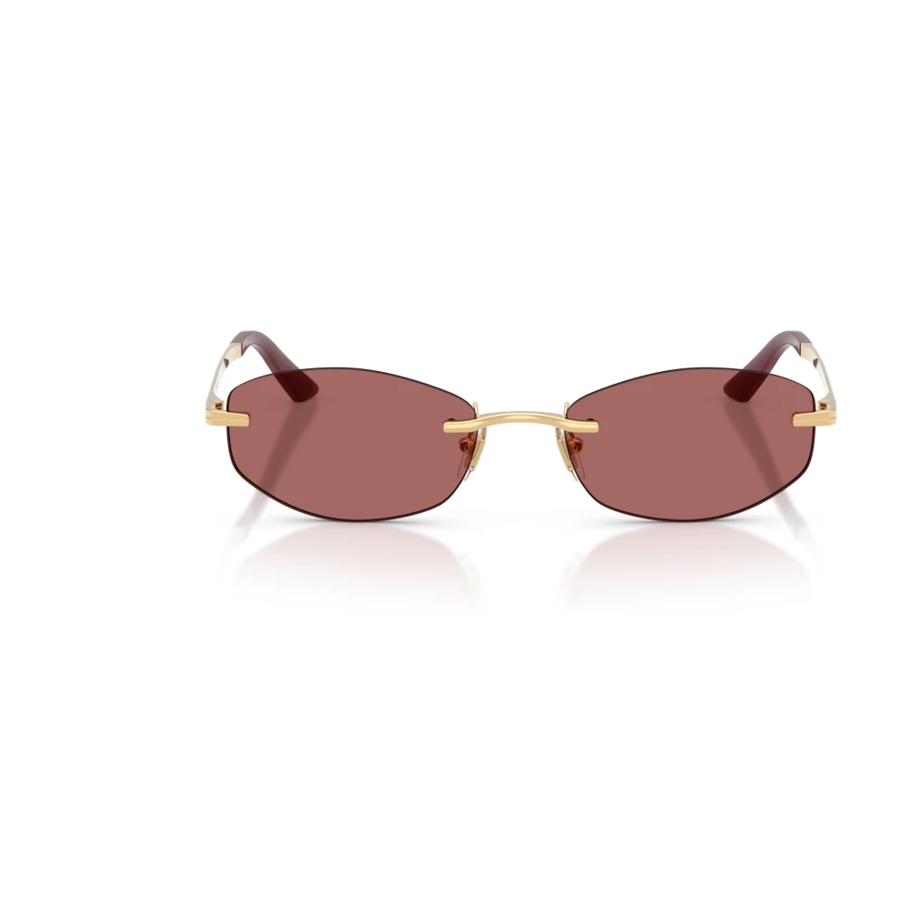 Versace Violet Woman Ve2308d 152369 Sunglasses Metal Gold Geometric Normal - Image 4