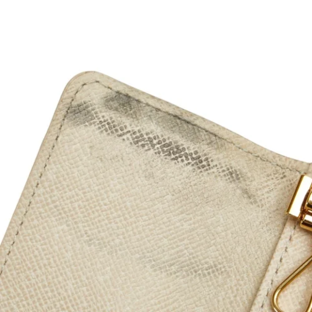Louis Vuitton Vintage Pre-owned Canvas key-holders White Dames