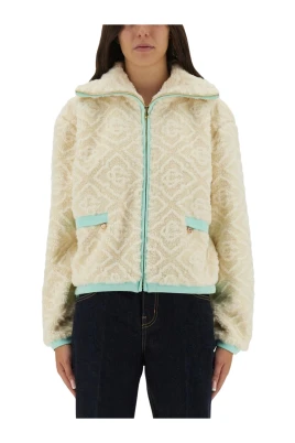 Monogram Jacquard Fleece Jacket