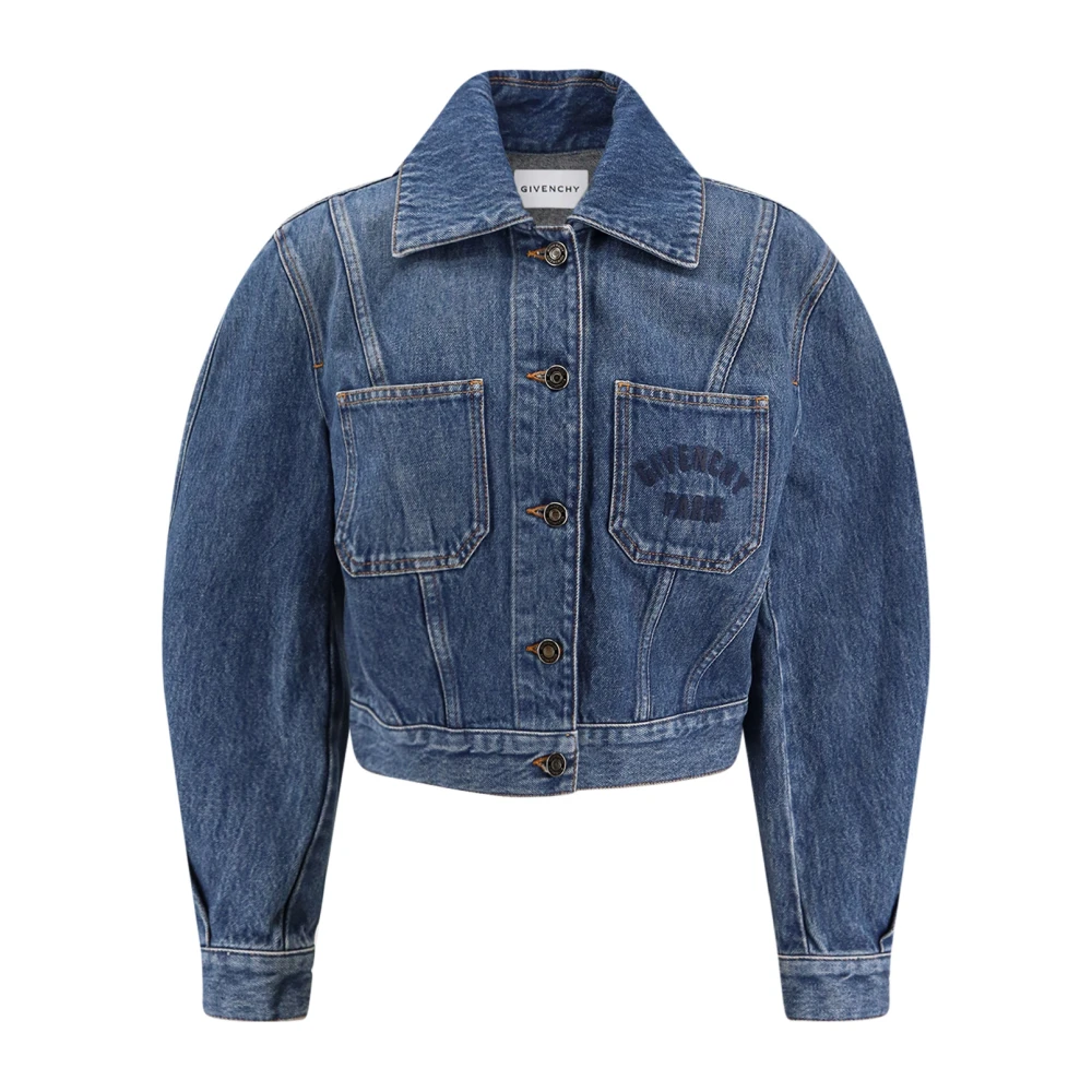 Givenchy Women's Blue Cocoon Jacket