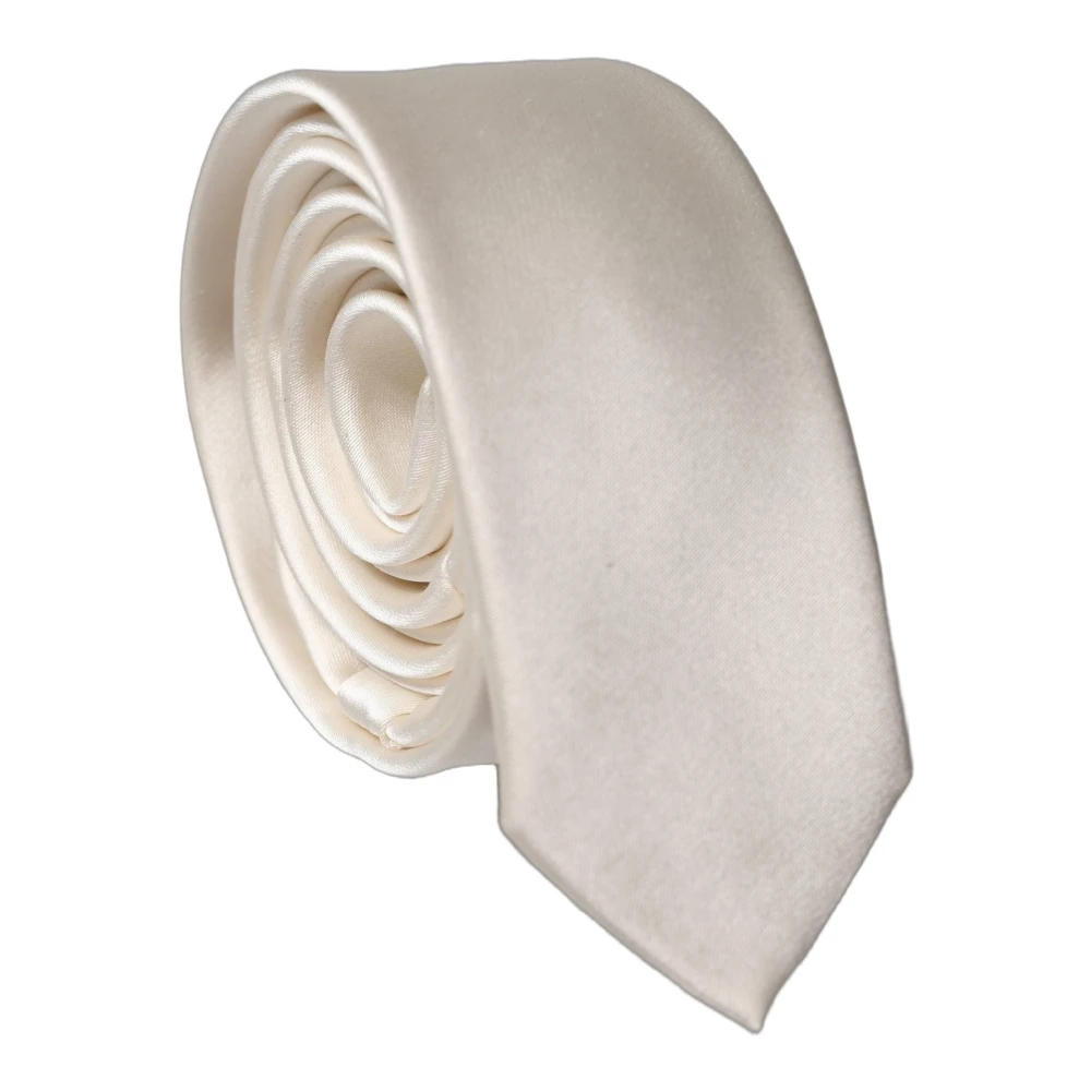 Dolce & Gabbana Men's White Necktie - Ties - One Size - Accessories