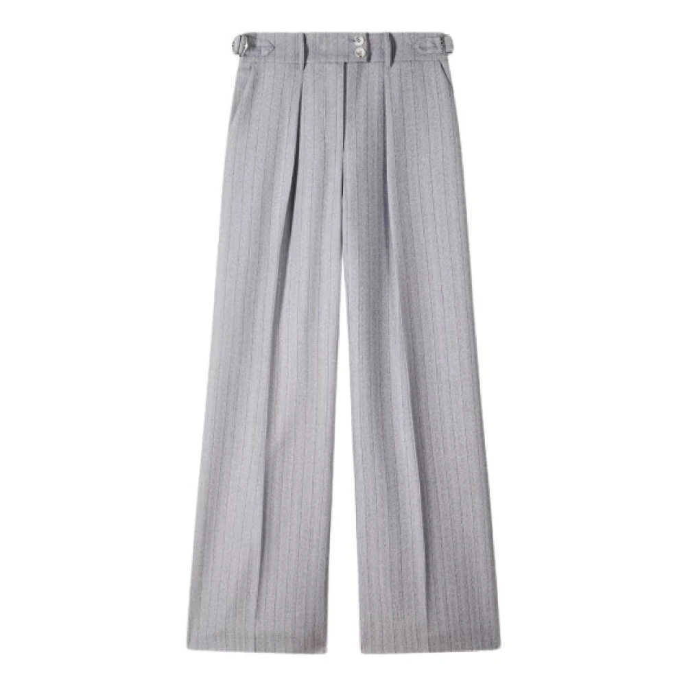 Patrizia Pepe Mujer Gris Pantalones, Talla: L