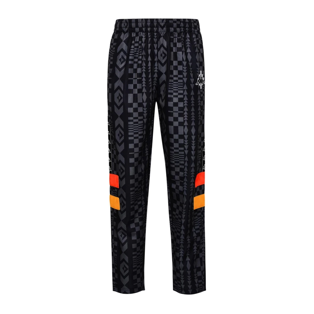 Marcelo Burlon Zwarte Polyester Sportieve Broek Black Heren