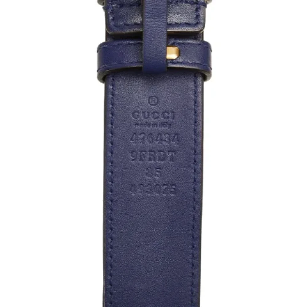 Gucci Vintage Pre-owned Canvas clutches Blue Dames