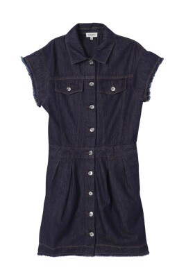 robe-chemise-en-denim-noir