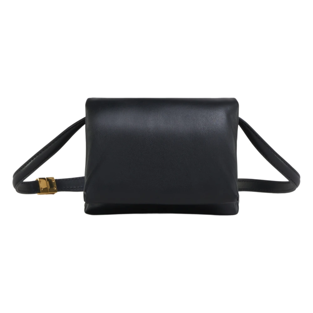 Marni Women's Black Shoulder Bags, One Size, Prisma Mini Pochette Shoulder Bag