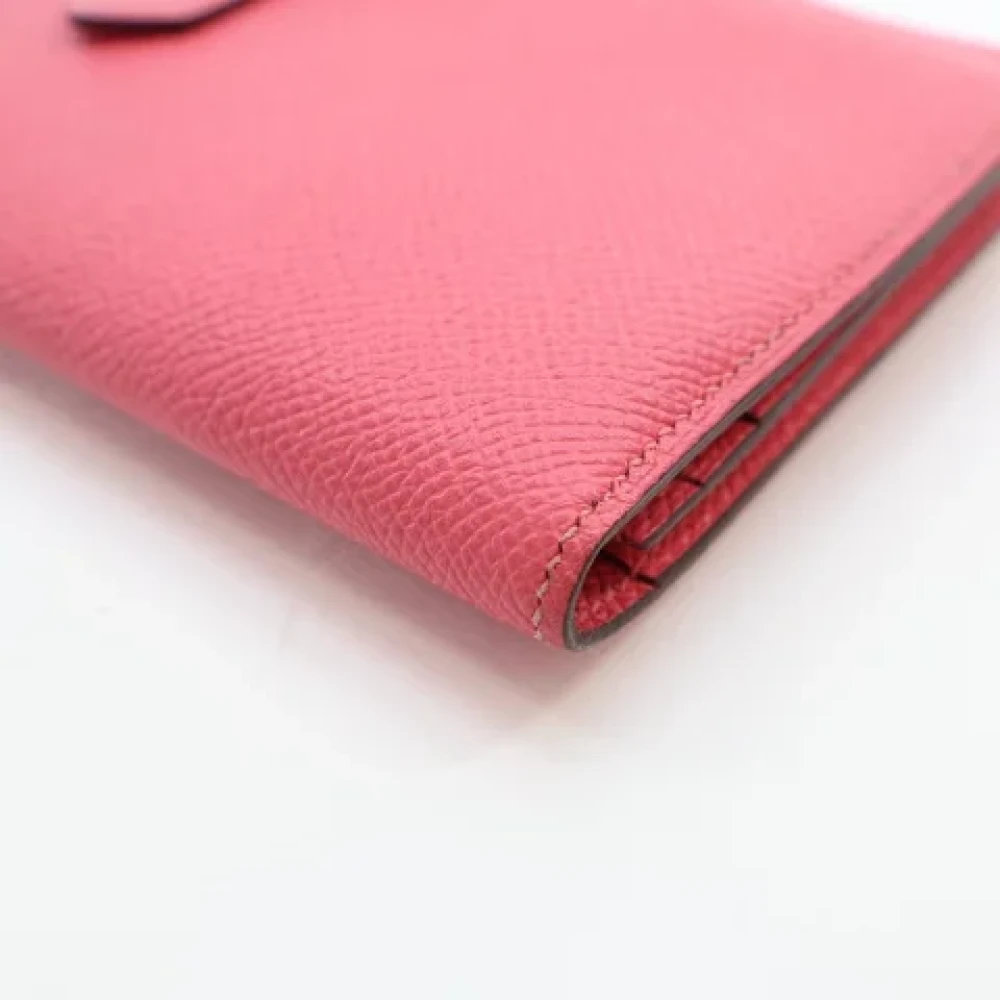 Hermès Vintage Pre-owned Leather wallets Pink Dames