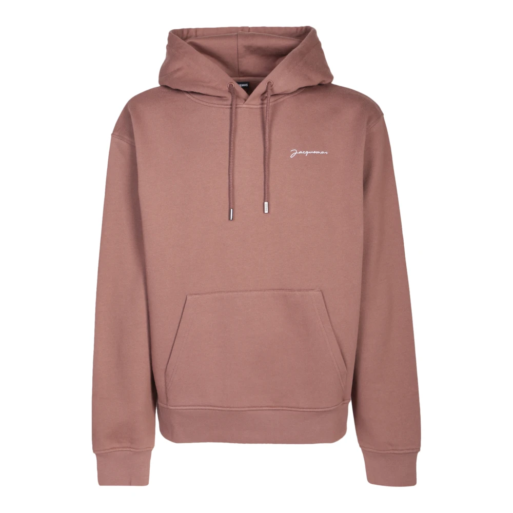 Jacquemus Bruine Sweatshirt van Biologisch Katoen met Logo Brown Dames