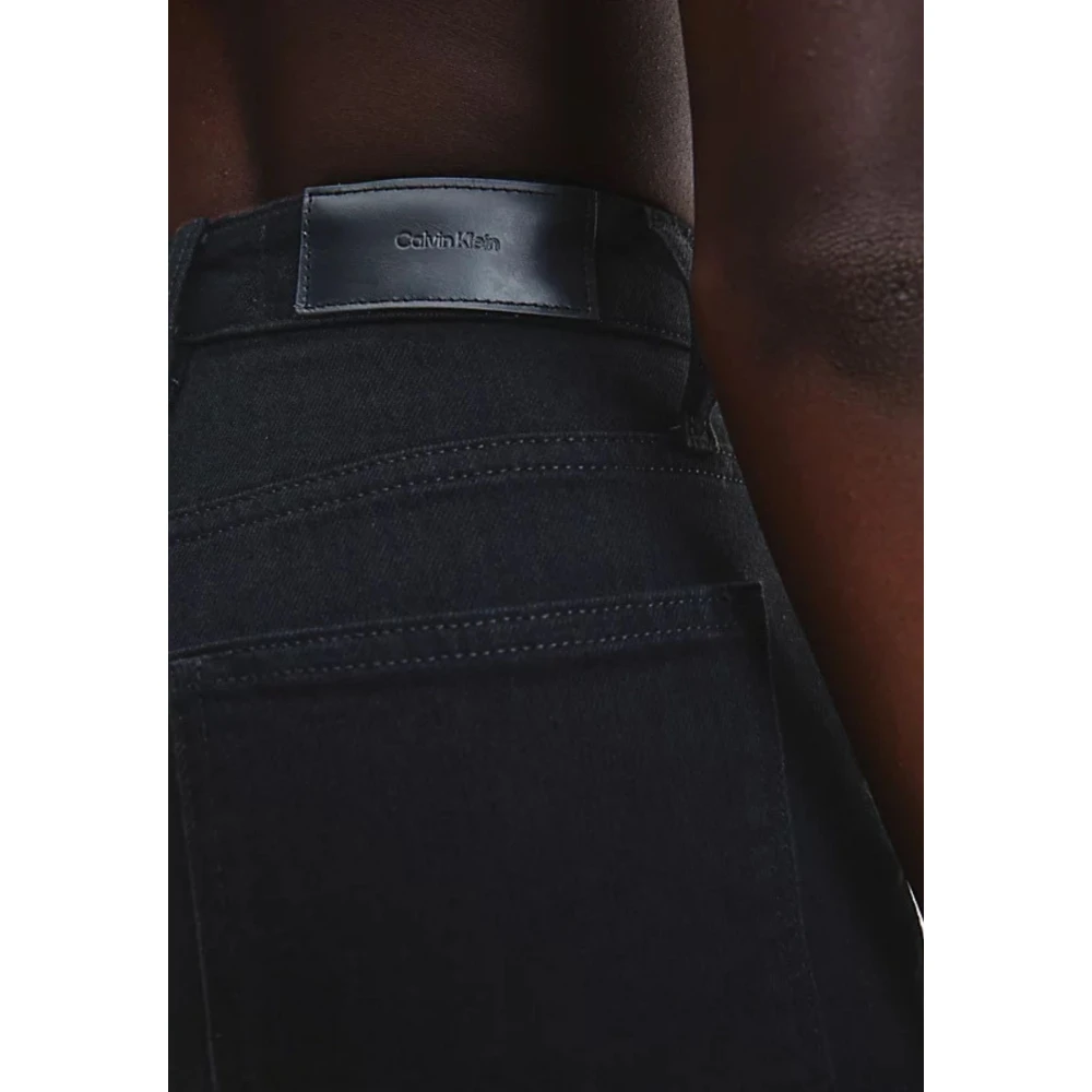 Calvin Klein Dames Straight Leg Jeans Black Dames