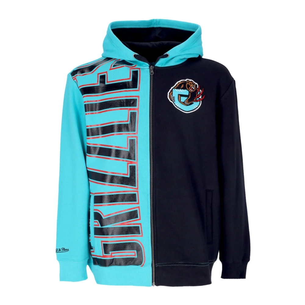 Mitchell & Ness NBA Full Zip Hoodie Zwart Black Heren