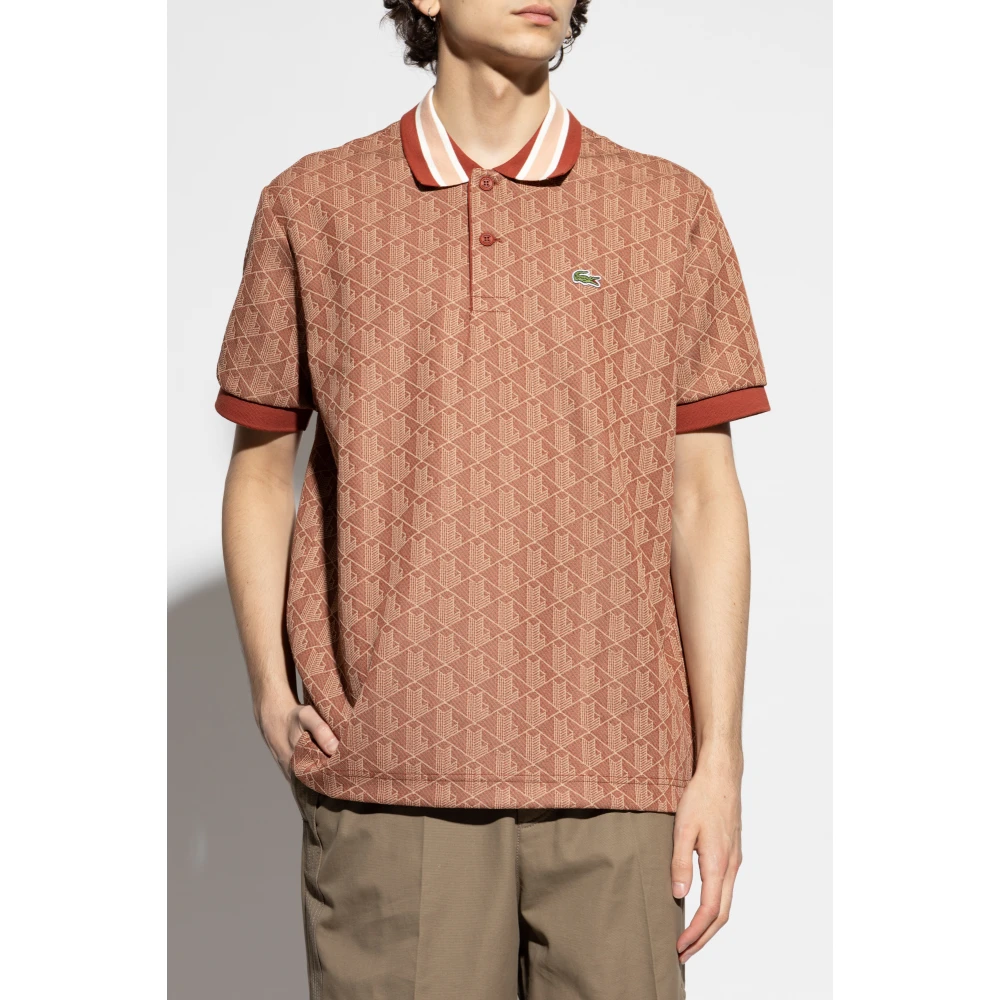 Lacoste Polo met logo Multicolor Heren