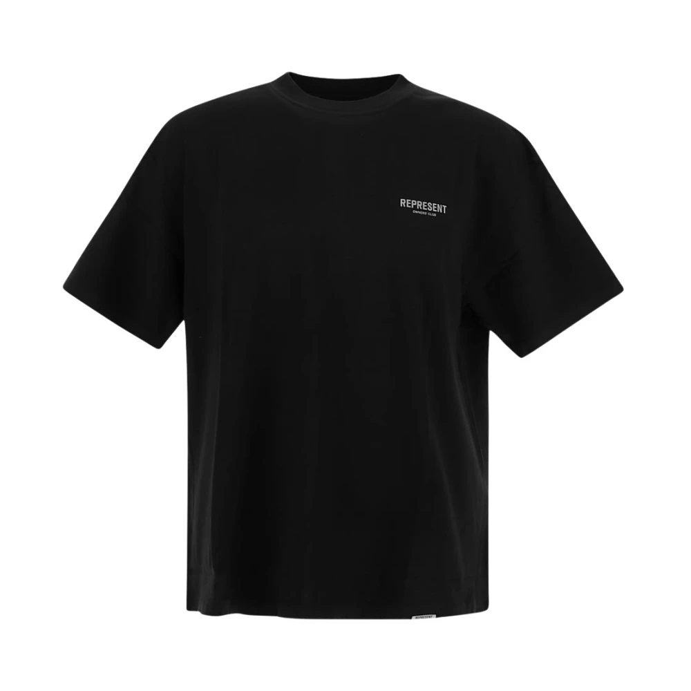 Represent Logo T-shirt voor mannen Black Heren