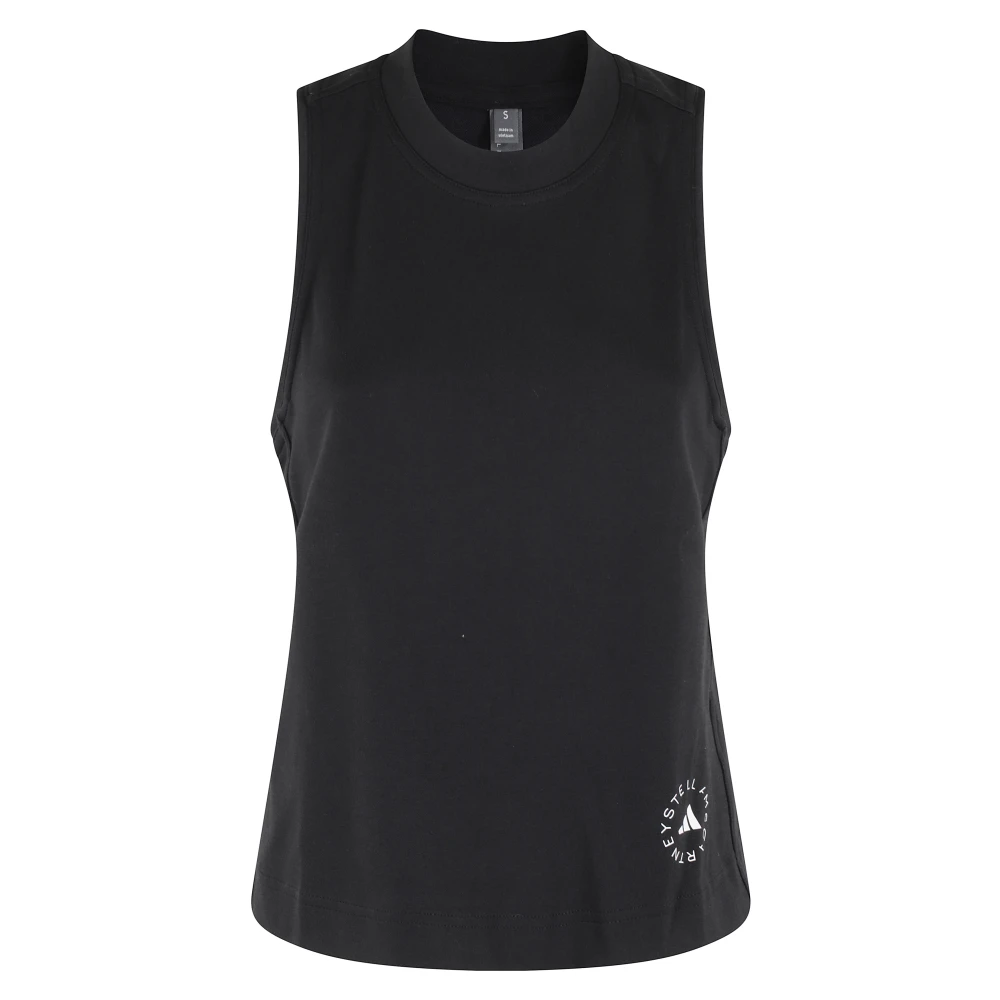Adidas by stella mccartney Logo Sporty Tank Top Black Dames