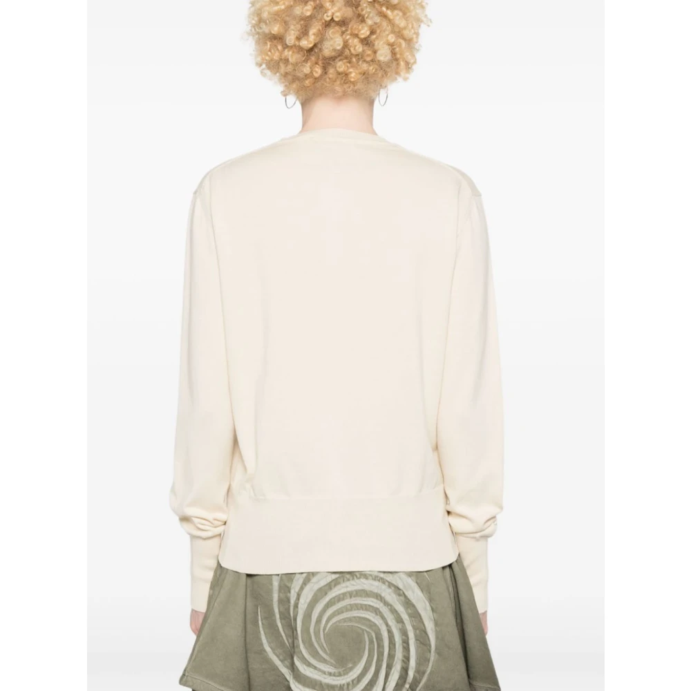 Vivienne Westwood Off-White Gebreide Trui met Orb Logo White Dames