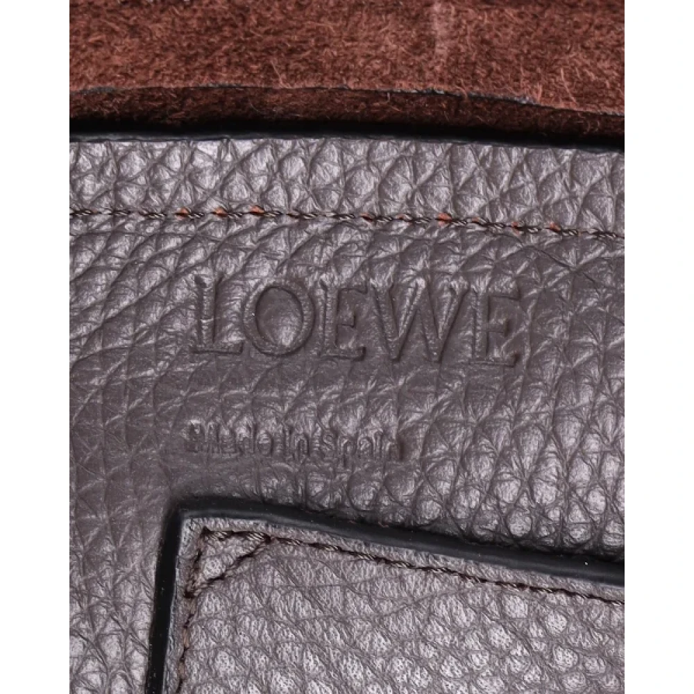 Loewe Pre-owned Leather handbags Brown Dames