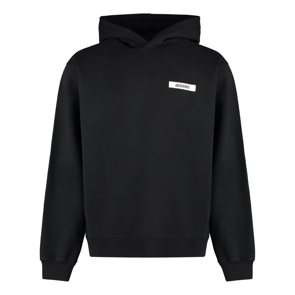 Jacquemus Zwarte Sweatshirt Blijf gezellig en stijlvol Black Heren