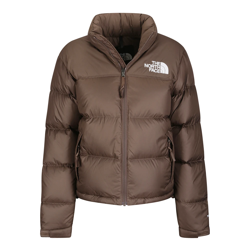 The North Face Retro Nuptse Jack Brown Dames
