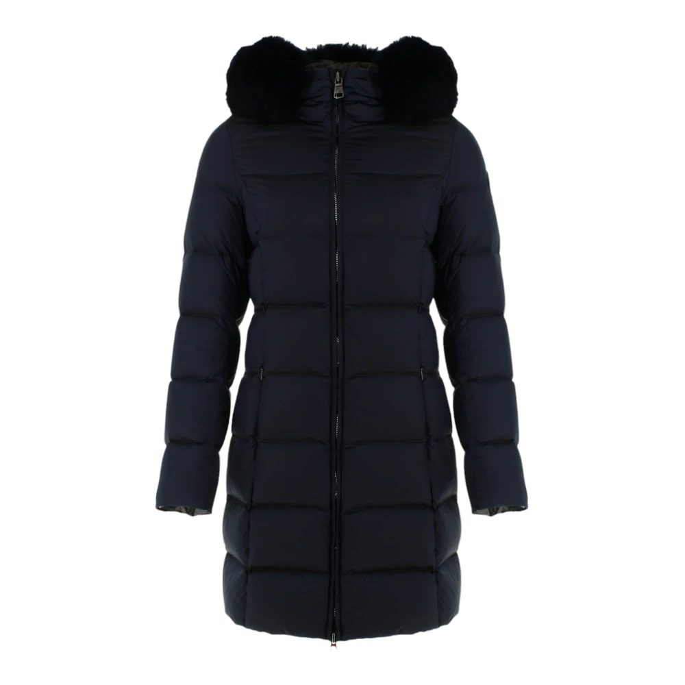 Colmar Lange donsjas met capuchon Blue Dames