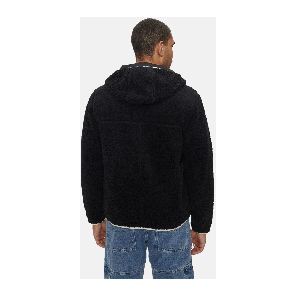 Tommy Jeans Stijlvolle Jas voor Mannen Black Heren