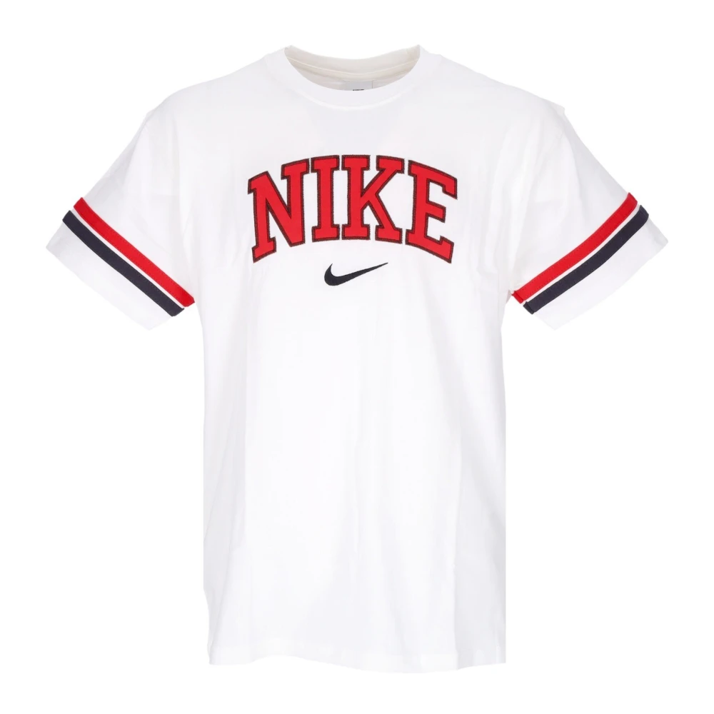 Nike Retro Tee Sportkleding voor Mannen White Heren